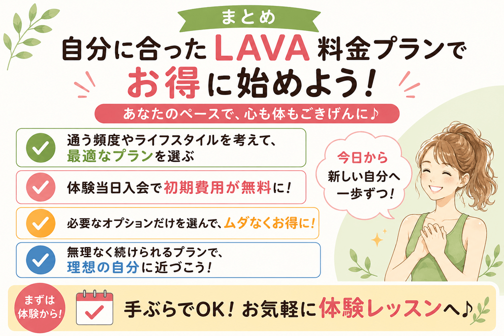 自分に合ったLAVAの料金プランを選んでお得に始めるポイント