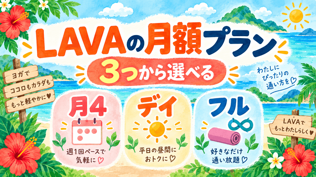 LAVA月額プラン3種類