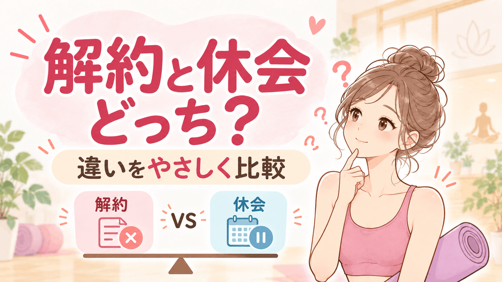 LAVA休会か解約どっち？違いは？